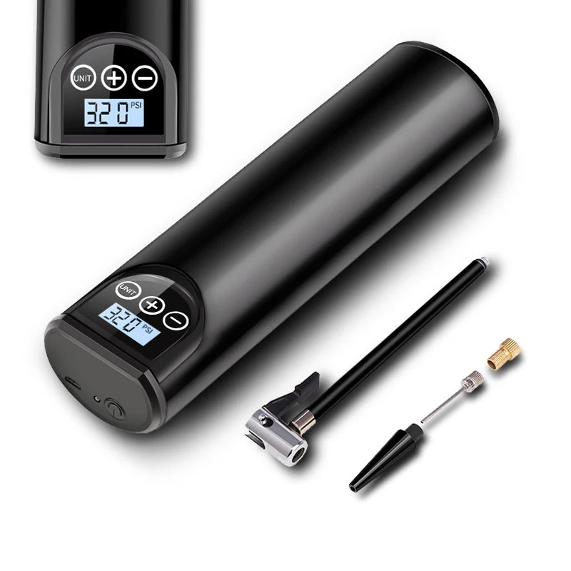 12V 150PSI akumulatorowa pompa powietrza, inflator do opon bezprzewodowy przenośny kompresor, cyfrowa pompa do opon samochodowych, rowerowych