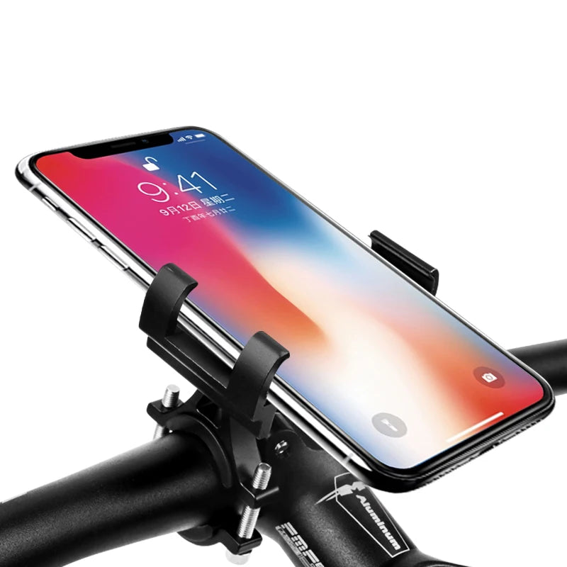 Untoom Bicycle Phone Holder Universal Bike Motorcycle Handlebar Clip Stand Mount Cell Phone Holder Bracket for iPhone 11 Pro Max