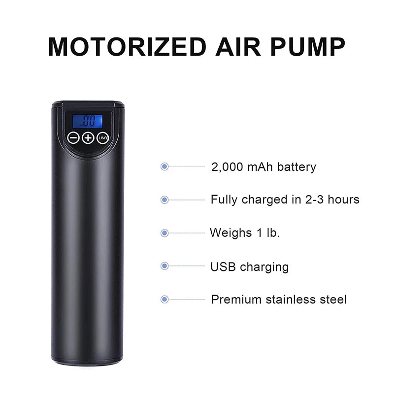 12V 150PSI akumulatorowa pompa powietrza, inflator do opon bezprzewodowy przenośny kompresor, cyfrowa pompa do opon samochodowych, rowerowych