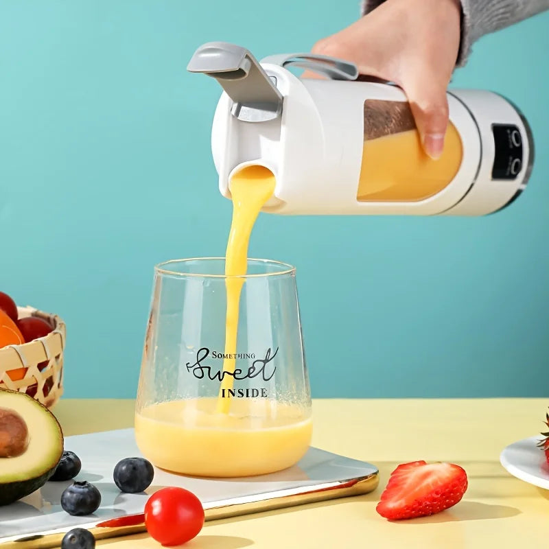Elektryczny kubek do soków – przenośny blender USB. Idealny na smoothie, soki, koktajle. Bezprzewodowy, lekki, podręczny.