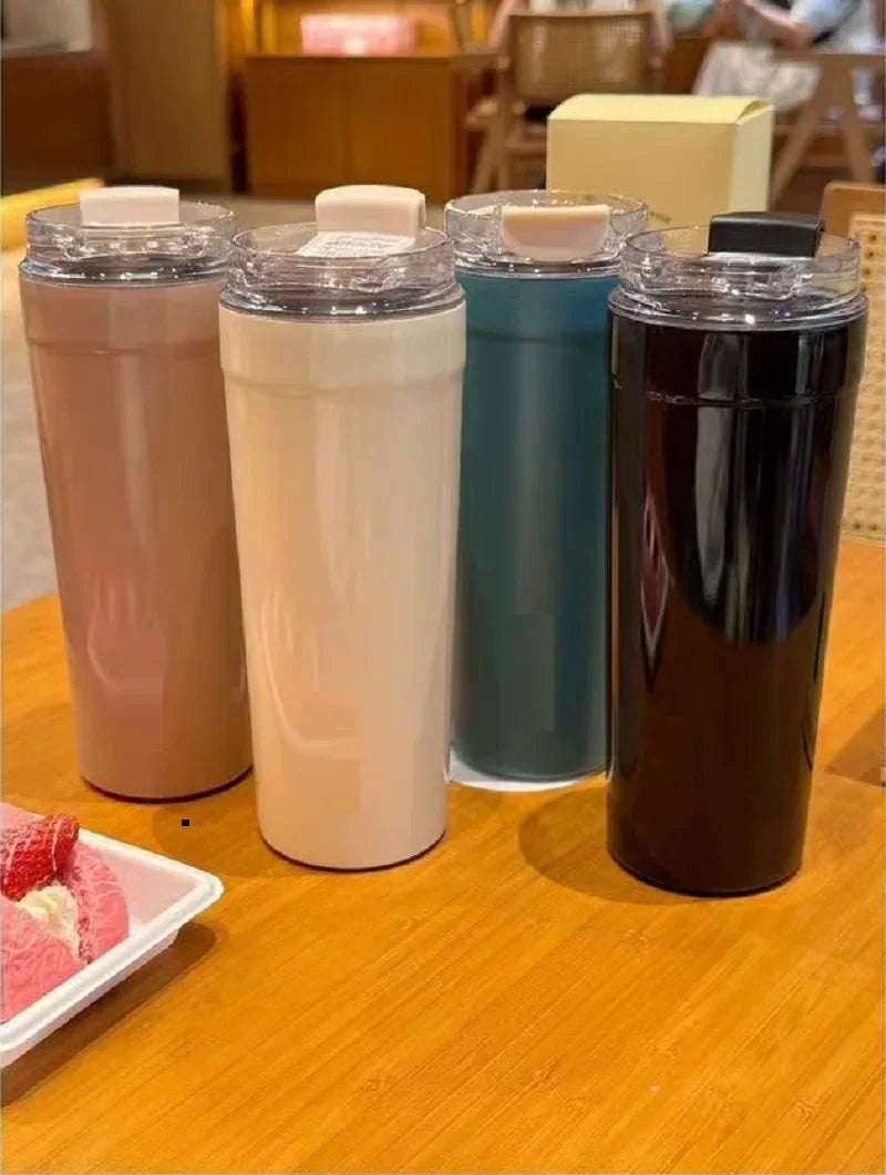 Kubek termiczny 550 ml SME G – przenośny, stal nierdzewna, próżniowy, z uchwytem i szczelną pokrywką