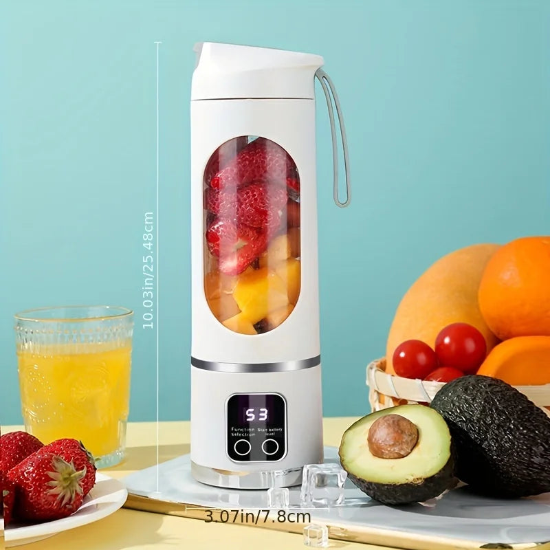Elektryczny kubek do soków – przenośny blender USB. Idealny na smoothie, soki, koktajle. Bezprzewodowy, lekki, podręczny.