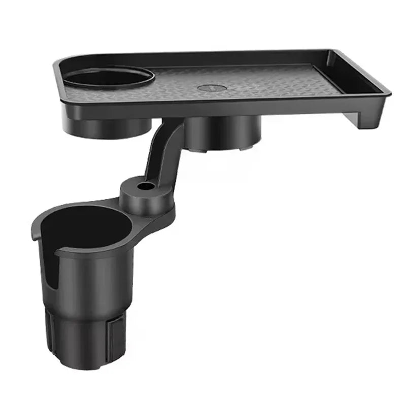 High Quality Universal Car Cup Holder Tray - 360 ° Rotating Adjustable Dual Cup Organizer