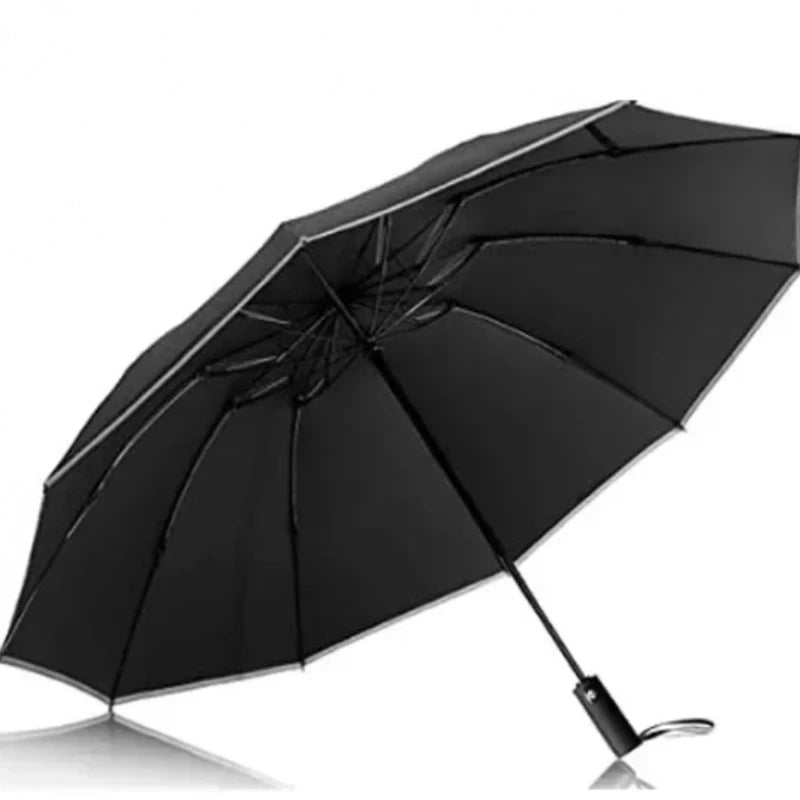 Parasol automatyczny odwracany – wiatroszczelny z odblaskowymi paskami i ochroną UV