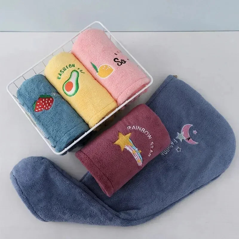 Superchłonny turban do włosów – miękki ręcznik z mikrofibry do suszenia włosów