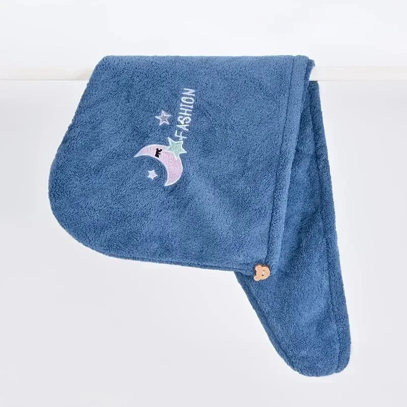 Superchłonny turban do włosów – miękki ręcznik z mikrofibry do suszenia włosów