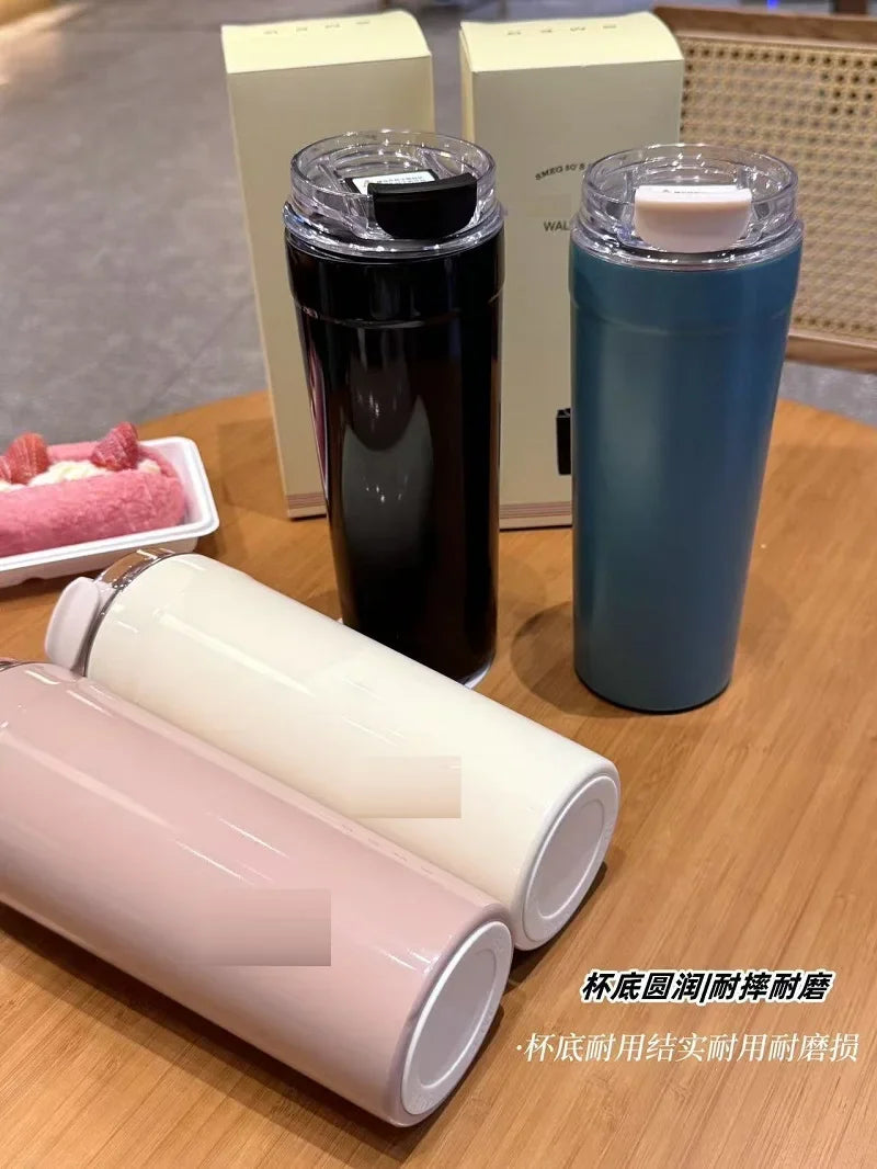 Kubek termiczny 550 ml SME G – przenośny, stal nierdzewna, próżniowy, z uchwytem i szczelną pokrywką