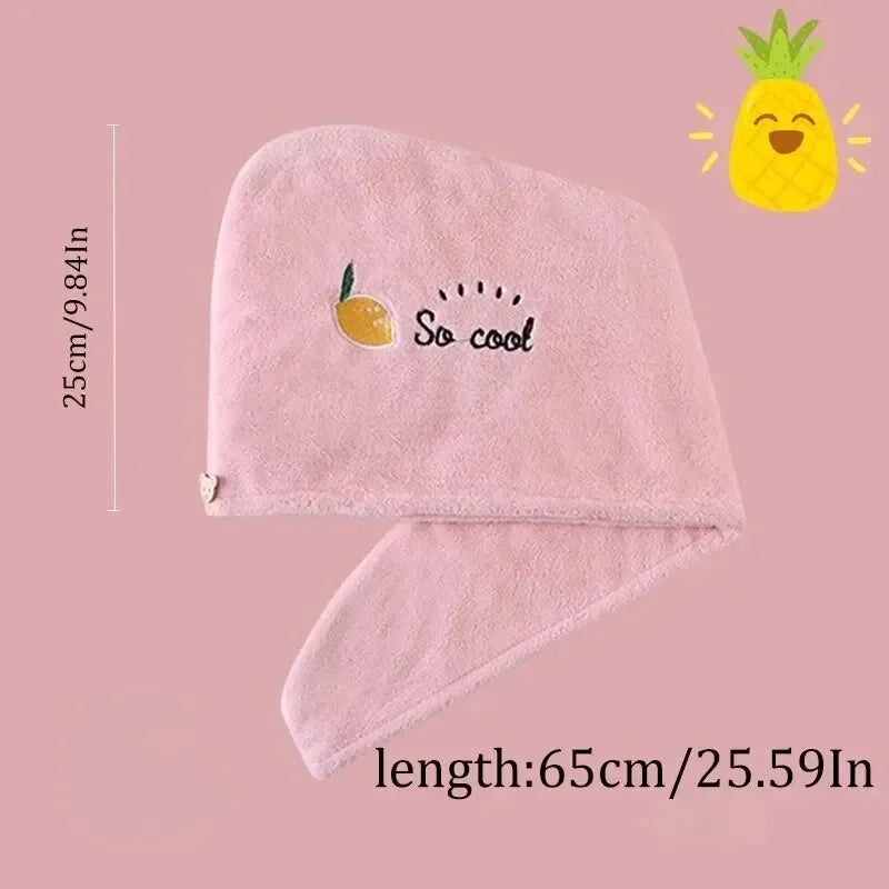 Superchłonny turban do włosów – miękki ręcznik z mikrofibry do suszenia włosów