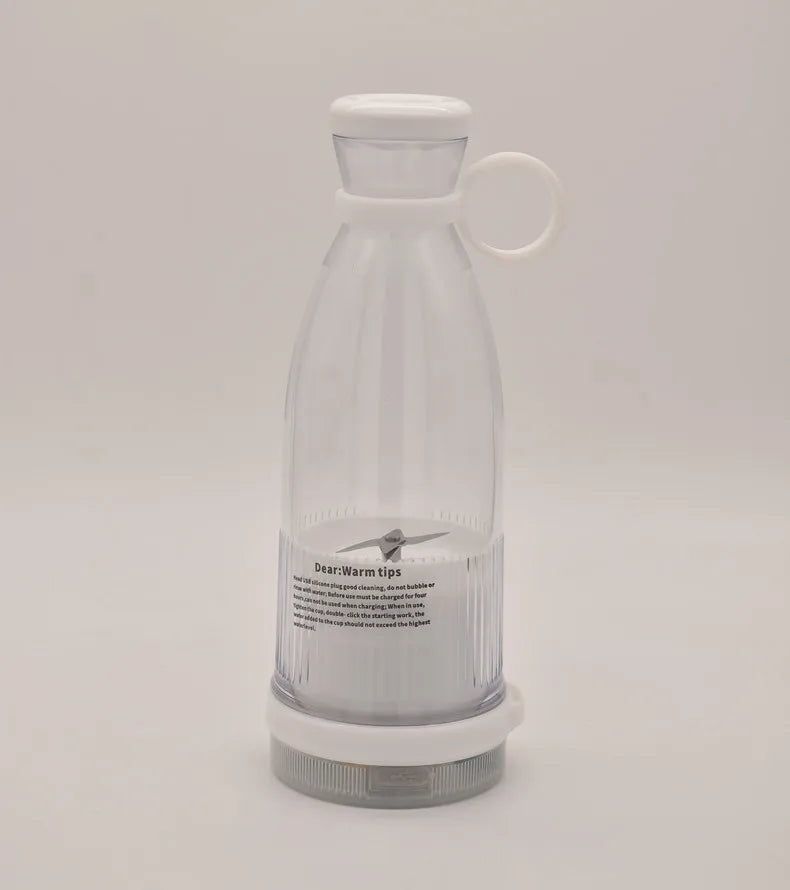 Przenośny blender USB z 6 ostrzami, idealny do smoothie, koktajli i świeżych soków. Lekki, szybki i wygodny.