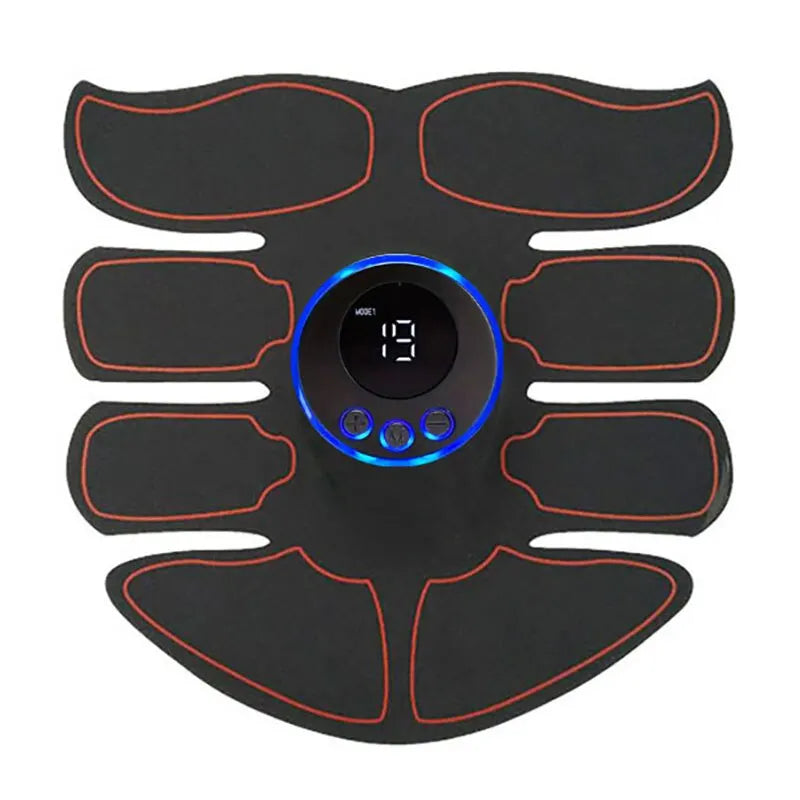 Masażer Mięśni Brzucha Fitness ABS – Plastry do Treningu Mięśni Ramion i Brzucha, Ładowanie USB.