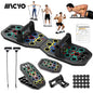 MACYO Ultimate Push-Up Board with 2 Resistance Bands - Multifunctional Home & Gym Workout Equipment, Chest Muscle Trainer, Strength Training Aid, Push-up Board, MACYO