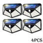 Najnowocześniejsze lampy solarne z czujnikiem ruchu – 100 LED, 3 tryby, wodoodporne IP65