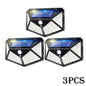 Najnowocześniejsze lampy solarne z czujnikiem ruchu – 100 LED, 3 tryby, wodoodporne IP65
