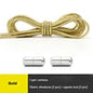 1 Pair Round Elastic No Tie Shoelaces Colorful Sneakers Cordless Shoelaces Glitter Kids Adult Quick Rubber Bands Shoe Laces