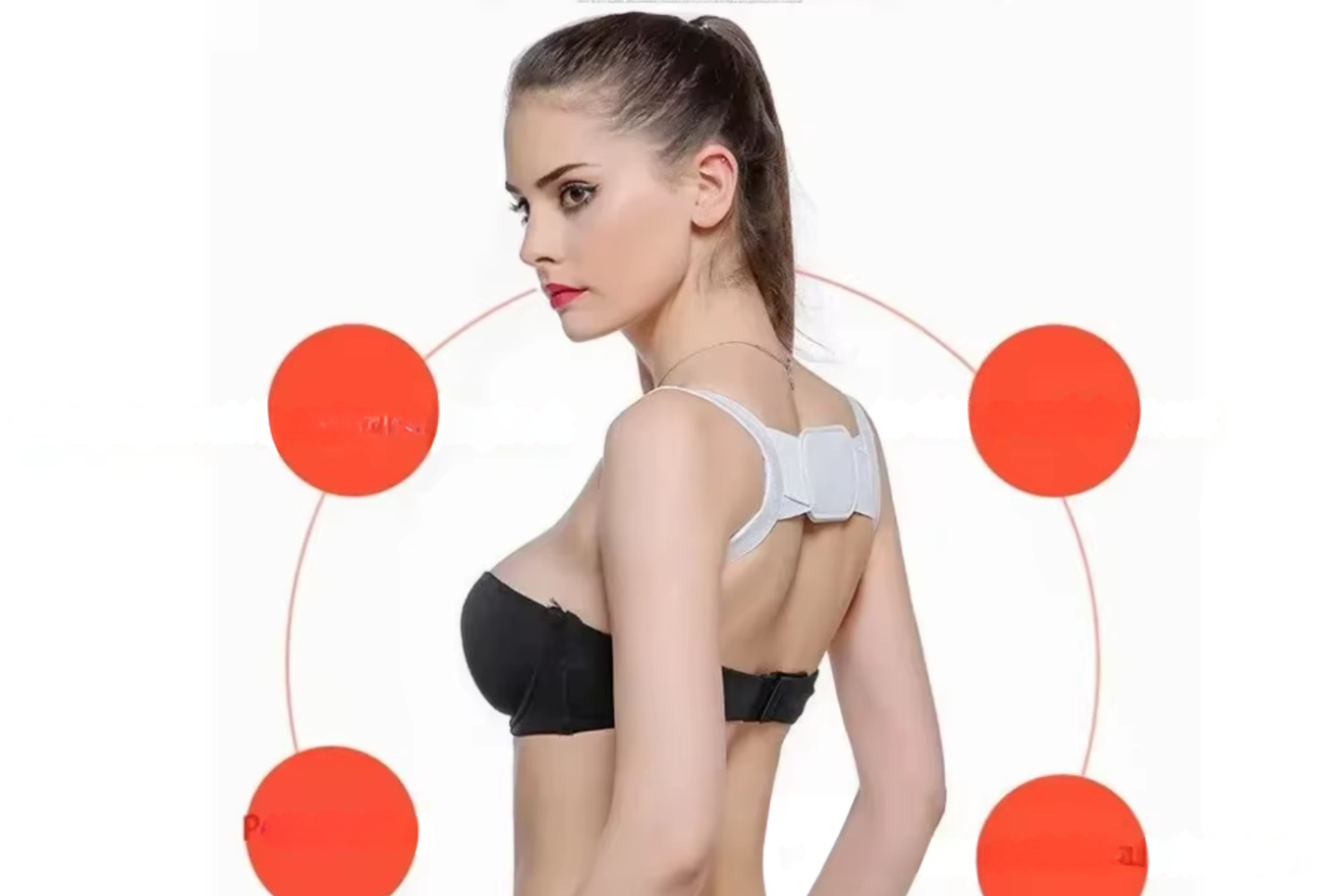 Korektor Postawy Niewidoczny – Regulowany Stabilizator Pleców dla Dorosłych