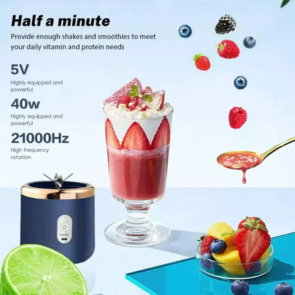 NoEnName_Null – przenośny blender USB 6 ostrzy, 300 ml