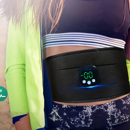 Przenośny masażer talii USB – modeluje brzuch, ramiona i biodra. Idealny do odchudzania, relaksu i codziennego fitnessu.