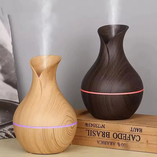 Nawilżacz powietrza 200 ml, dyfuzor olejków eterycznych, mini wytwornica mgiełki USB z kolorowym podświetleniem – do domu, biura i samochodu.