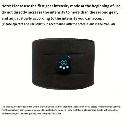 Przenośny masażer talii USB – modeluje brzuch, ramiona i biodra. Idealny do odchudzania, relaksu i codziennego fitnessu.