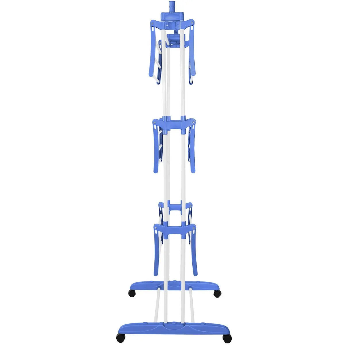 Springos® Suszarka balkonowa składana pionowa 170x75,5x57 cm – skuteczne suszenie dla całej rodziny