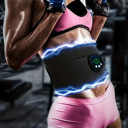 Przenośny masażer talii USB – modeluje brzuch, ramiona i biodra. Idealny do odchudzania, relaksu i codziennego fitnessu.