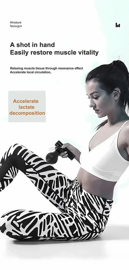 Xiaomi Portable Fascial Massage Gun Massager For Body Neck Back Deep Tissue Muscle Relaxation Pain Relief Tool Small Handheld