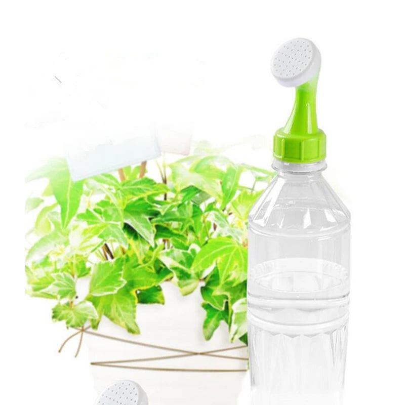 2PCS Portable Bottle Cap Sprinkler Watering Garden Spray Waterer Plant Pot Flowering Tools Light Green Nozzle Sprinkler Head