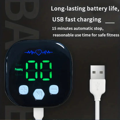 Przenośny masażer talii USB – modeluje brzuch, ramiona i biodra. Idealny do odchudzania, relaksu i codziennego fitnessu.