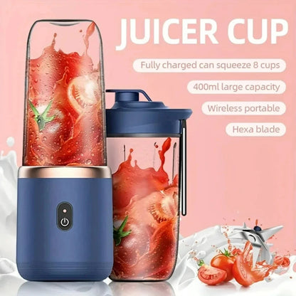 NoEnName_Null – przenośny blender USB 6 ostrzy, 300 ml