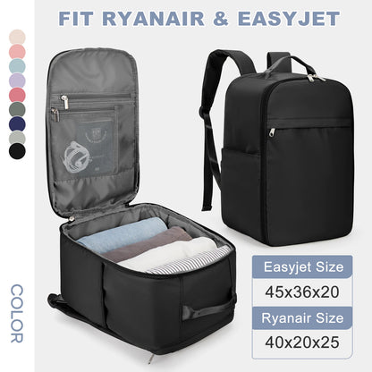 Plecak podróżny kabinowy 40×20×25 cm – idealny do Ryanair, EasyJet i innych linii lotniczych