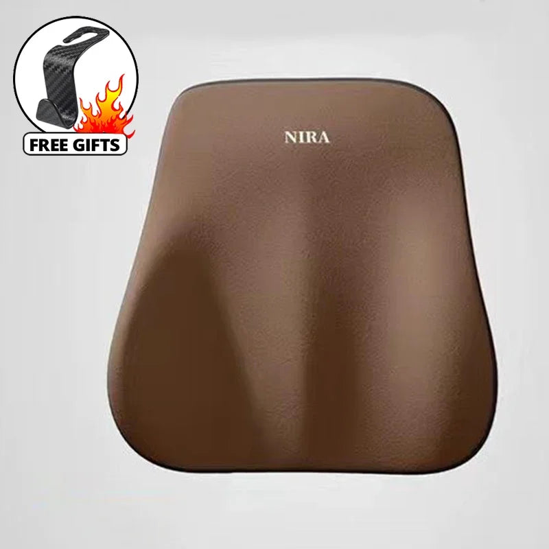 Car Memory Foam Headrest Lumbar Support Car Travel Rest Neck Pillow Back Cushion Seat Waist Supports Car Interior Accessorie