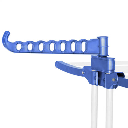 Springos® Suszarka balkonowa składana pionowa 170x75,5x57 cm – skuteczne suszenie dla całej rodziny