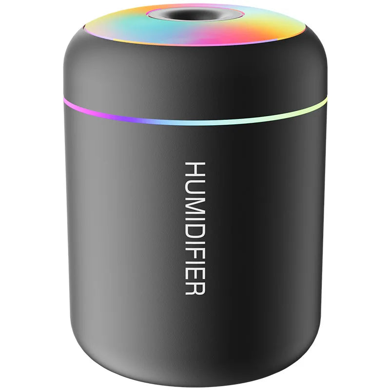 180ML Nawilżacz Powietrza USB z Aromaterapią i LED – Mini Dyfuzor Olejków do Samochodu, Domu i Biura.