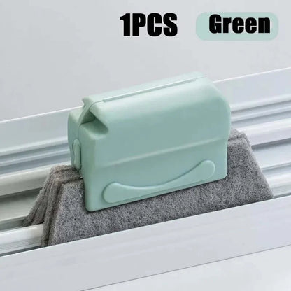 2-in-1 Groove Cleaning Tool Creative Window Groove Cleaning Cloth Window Cleaning Brush Windows Slot Cleaner Brush Groove Brush