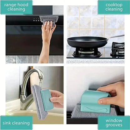2-in-1 Groove Cleaning Tool Creative Window Groove Cleaning Cloth Window Cleaning Brush Windows Slot Cleaner Brush Groove Brush