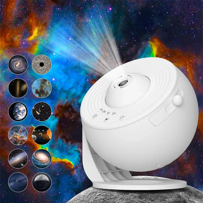 LED Projektor Galaktyki – Obrotowa Lampka Nocna Planetarium z Gwiazdami do Pokoju Dziecka