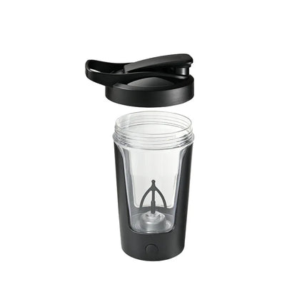 Elektryczny shaker do odżywek 350 ml – automatyczny kubek miksujący z USB, idealny do białka, kawy i koktajli