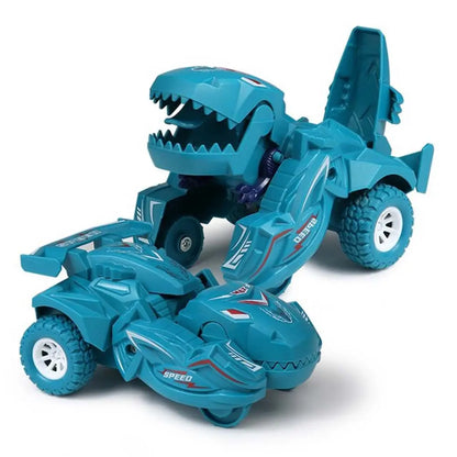 Car Inertial Sliding Dino Car Dinosaur Robot Car Toy Deformation Car Dinosaur Deformation Car Transformer Dinosaur Car