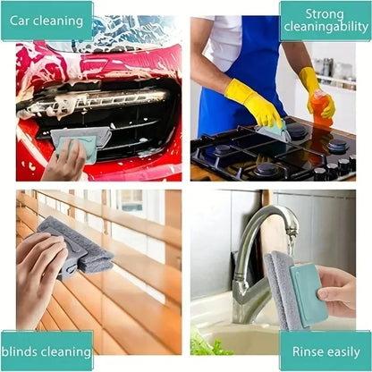 2-in-1 Groove Cleaning Tool Creative Window Groove Cleaning Cloth Window Cleaning Brush Windows Slot Cleaner Brush Groove Brush