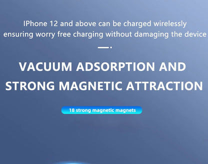 Inteligentny uchwyt samochodowy na telefon – magnetyczny, z przyssawką próżniową, ultra stabilny