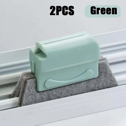 2-in-1 Groove Cleaning Tool Creative Window Groove Cleaning Cloth Window Cleaning Brush Windows Slot Cleaner Brush Groove Brush