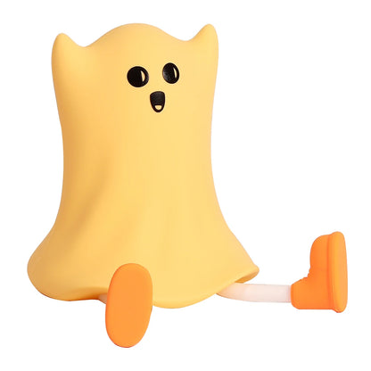 Touch Sensor Silicone LED Night Light Cute Pumpkin Ghost Table Lamps USB Rechargeable Dimmable Bedroom Sleep Lamps Room Decor