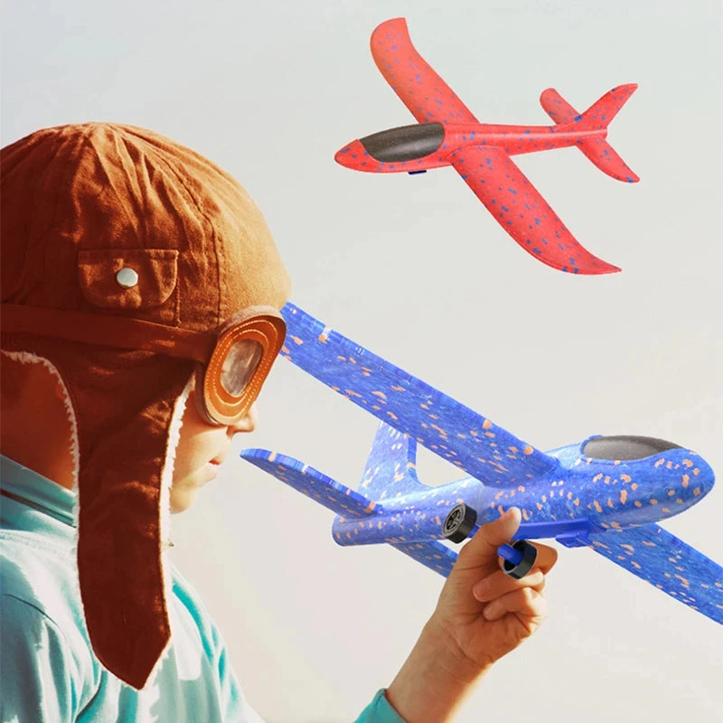 Piankowy Samolot Zabawka dla Dzieci – zabawka do wyrzutu