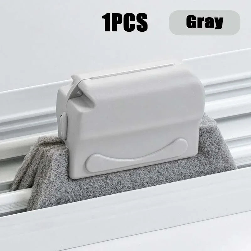2-in-1 Groove Cleaning Tool Creative Window Groove Cleaning Cloth Window Cleaning Brush Windows Slot Cleaner Brush Groove Brush