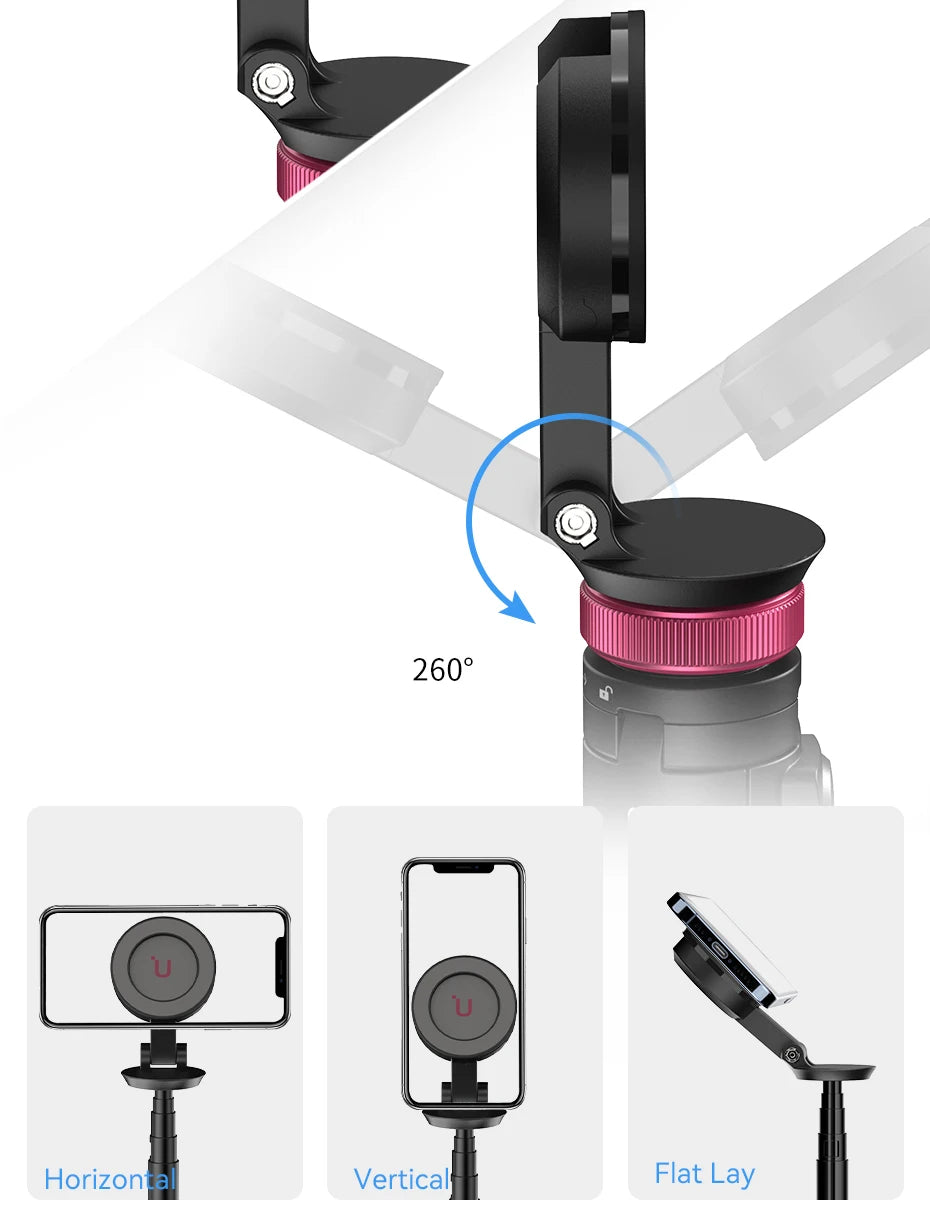 Statyw i selfie stick 2w1 Ulanzi MT-84 z MagSafe i pilotem Bluetooth – idealny do vlogów, streamingu, iPhone 16/15.