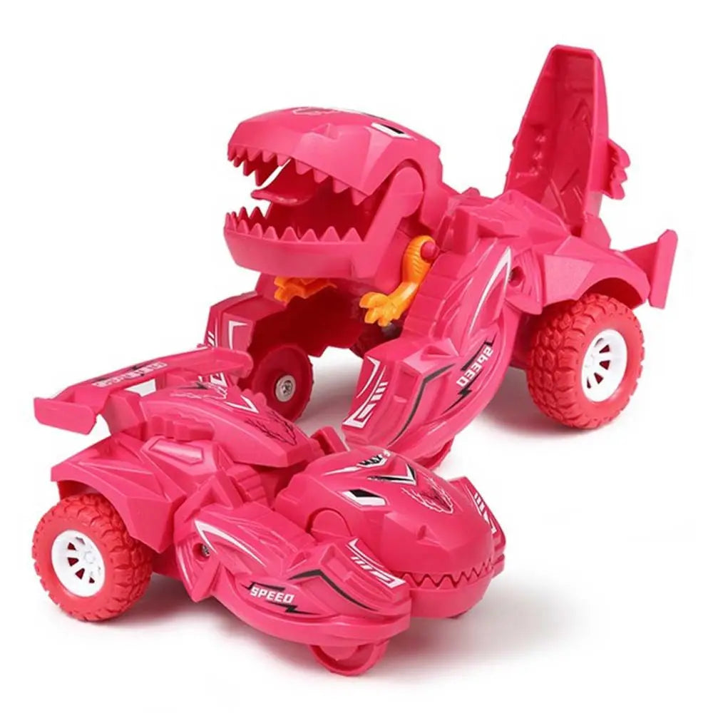 Car Inertial Sliding Dino Car Dinosaur Robot Car Toy Deformation Car Dinosaur Deformation Car Transformer Dinosaur Car