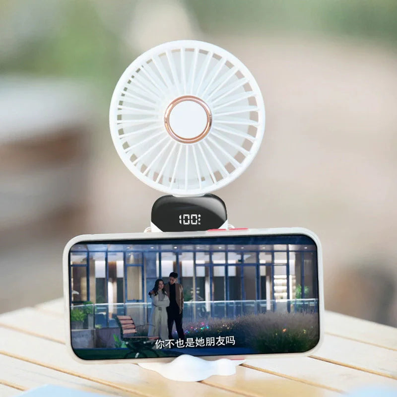 Nowy Elektryczny Wentylator Przenośny – Mini Klimatyzator, Wentylator na Szyję, USB