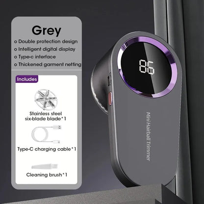 Golarka do Ubrań LED – elektryczna, USB, cyfrowy wyświetlacz, wielokrotnego użytku