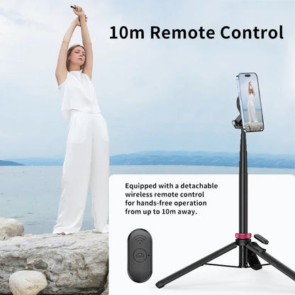 Statyw i selfie stick 2w1 Ulanzi MT-84 z MagSafe i pilotem Bluetooth – idealny do vlogów, streamingu, iPhone 16/15.