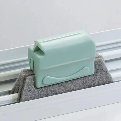 2-in-1 Groove Cleaning Tool Creative Window Groove Cleaning Cloth Window Cleaning Brush Windows Slot Cleaner Brush Groove Brush